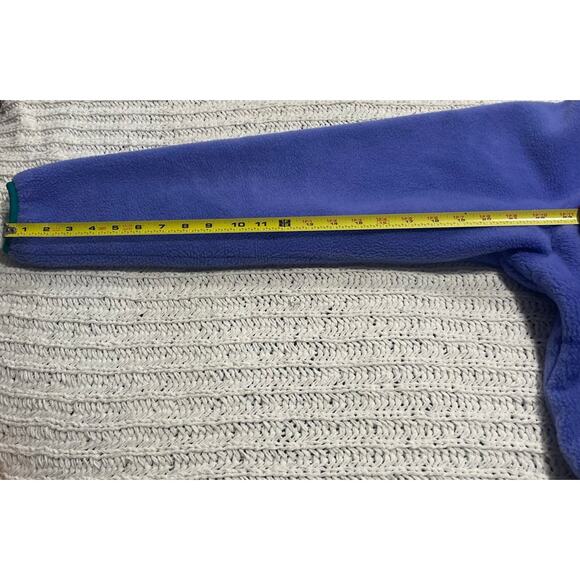 VTG Patagonia Deep Pile Pullover Fleece Sz Medium USA Made 8521 25501 Blue - Picture 4 of 8